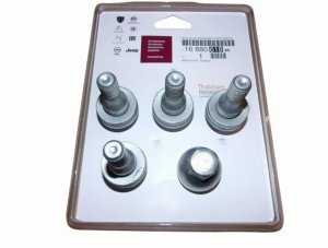 Viti ruote 1688061880 Kit antifurto 17 mm PSA Originale Nuovo