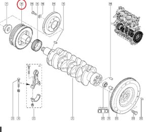 Puleggia 12303DC000 Master Movano Mascott 3.0DCI