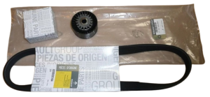 Set cinghia trapezoidale 7701478932 Renault Clio III Modus 1.2 16V Originale Nuovo