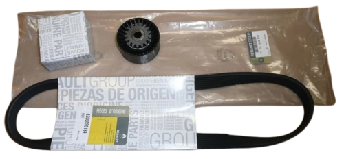 Set cinghia trapezoidale 7701478932 Renault Clio III Modus 1.2 16V Originale Nuovo