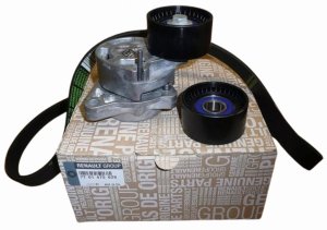 Set cinghia trapezoidale 7701475629 Renault Trafic II Master II/III 2.5DCI Originale
