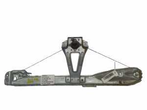 Meccanismo di sollevamento e abbassamento del finestrino posteriore sinistro 8200291154 Renault Clio III