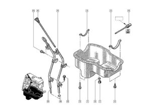 Misuratore dell'olio 7700273314 Megane Scenic 1.6 16V