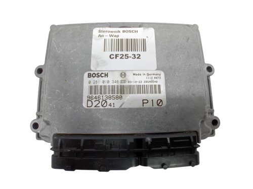 Centralina ECU 0281010346  9648312780  Jumper Boxer Ducato