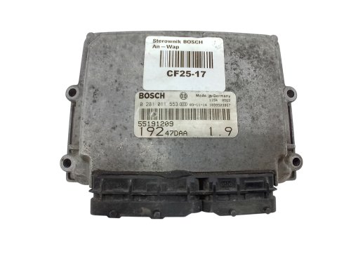 Centralina ECU 0281011553  55198058  19247EAA Bosch Fiat