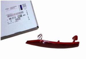 Riflettore paraurti 9827398180 Sinistro Peugeot 208 Originale Nuovo