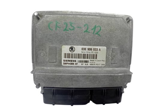 Centralina  ECU 03E906033A 5WP4430507 Skoda Siemens