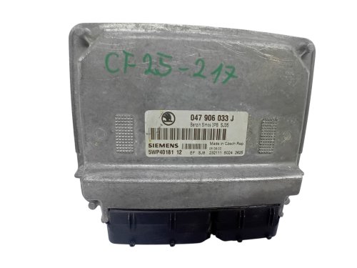 Centralina ECU 047906033J 5WP4018112 Skoda Siemens