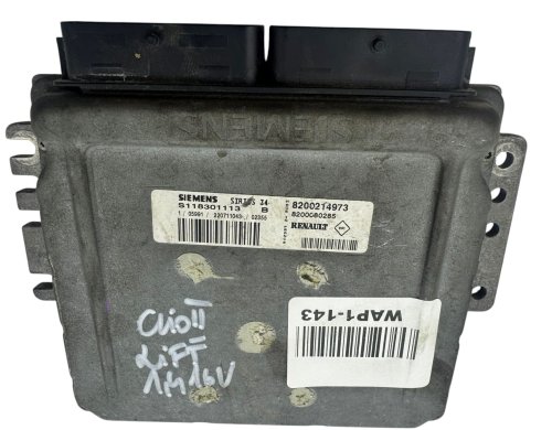 Centralina  ECU 8200214973 S118301113 Renault Siemens