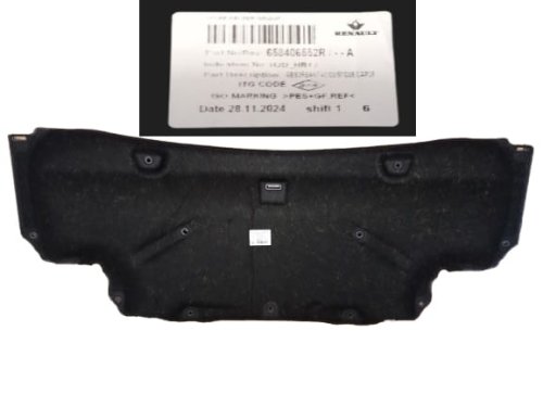Insonorizzazione del cofano 658406552R Dacia Duster 21- Originale nuovo