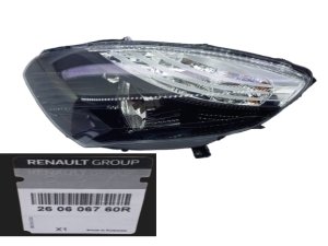Faro sinistro 260606760R Nuovo OE Renault Scenic III