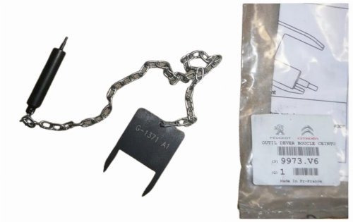 Strumento per sbloccare la cintura 9973V6 9973.V6 Citroen C4 Picasso Originale Nuovo
