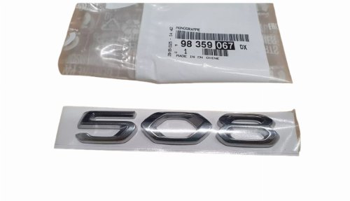 Monogramma posteriore 98359067DX Peugeot 508 II Originale Nuovo