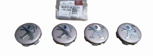 Coprimozzo per cerchi in lega 1608837180 Peugeot 107/2008/3008/308/5008/RCZ Originale Nuovo