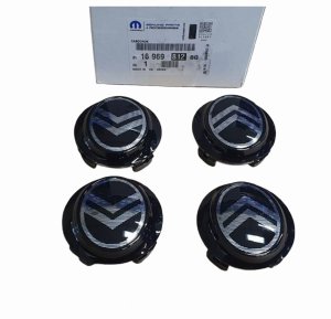 Coprimozzo per cerchio in lega 1696981280 Nero Citroen C3/C4/C5 Originale Nuovo