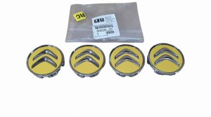 Coprimozzo per cerchio in lega 59 mm 9406.J5 9406J5 Giallo Citroen C1/C2/C3 Originale Nuovo