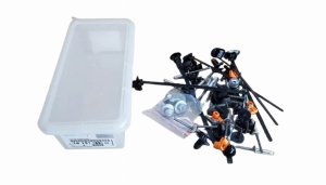 Fermagli parafango anteriori 1613181980 Set Citroen Berlingo III Originale Nuovo