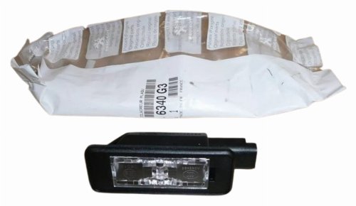 Lampada targa 6340G3 6340.G3 Citroen C4/C5 III Peugeot 308/508 Originale Nuova