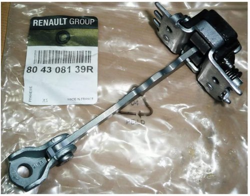 Limitatore porta 804308139R Anteriore Renault Scenic III Originale Nuovo