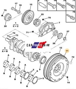 Volano originale 9676226780 Boxer 2.2HDI 110Km
