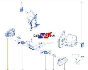Indicatore di direzione destro parafango originale 261605956R Trafic 3