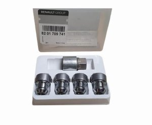 Viti antifurto 8201709741 Set Renault Originale Nuovo