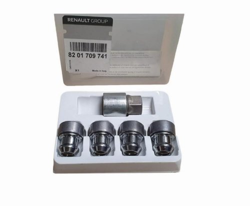 Viti antifurto 8201709741 Set Renault Originale Nuovo