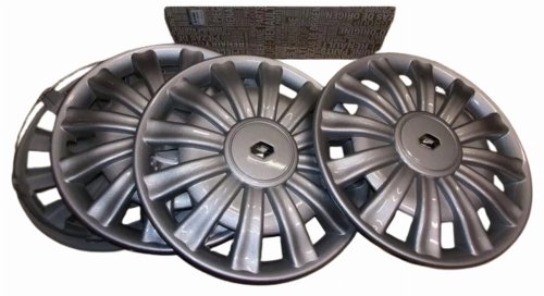 Coprimozzi 15'' 7711943955 Set  4 pezzi Renault Originale Nuovo