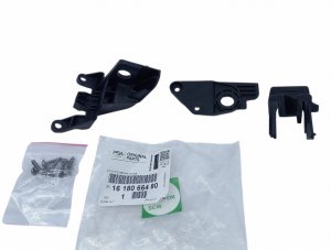 Supporto faro sinistro completo 1618066480 Citroen C3 III Originale