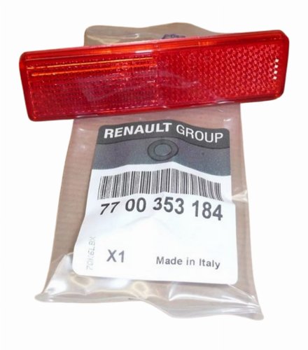 Riflettore paraurti posteriore 7700353184 Renault Master II Originale Nuovo