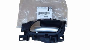 Maniglia interna 96555518VV Sinistra Anteriore Argento Peugeot Partner III Originale Nuova
