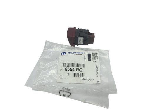 Interruttore luci di emergenza 6554RQ 6554.RQ Peugeot 206+/207 Originale Nuovo