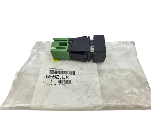 Interruttore riscaldamento sedile 6552.LX 6552LX Sinistro Peugeot 406 Originale Nuovo