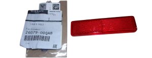 Catarifrangente paraurti posteriore 2607900QAB Renault Master II Originale Nuovo
