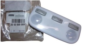 Lampada abitacolo 264300008R Renault Megane III Originale Nuova