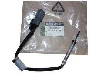 Sensore di temperatura dei gas di scarico 8201028745 Renault 1.5 dCi Originale Nuovo