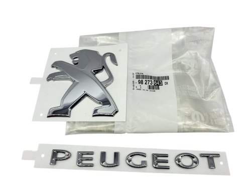 Emblema posteriore 98273643DX Peugeot Partner III/Rifter Originale Nuovo