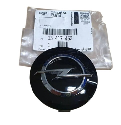 Copricerchio per cerchi in lega 13417462 Opel Corsa D Nero Originale Nuovo