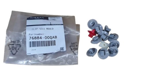 Clip per listelli laterali 7688400QAB Set da 12 pezzi Renault Kangoo/Master II Originale Nuovo