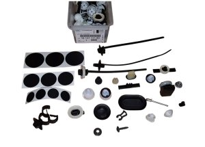 Set di fermaporte anteriori 1613711180 Citroen C4 Cactus Originale Nuovo