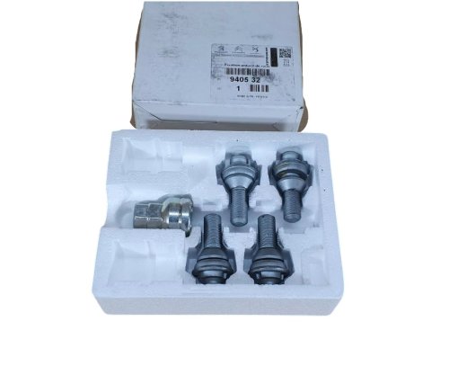 Viti di fissaggio ruote M12x1,25 940532 9405.32 Citroen Peugeot Originale Nuovo