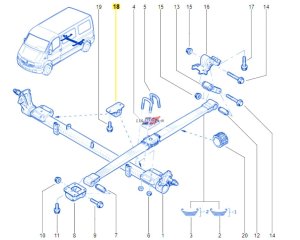 Resa molla 5524000QAA Master Movano Interstar