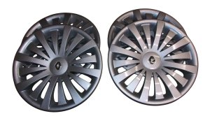 Copricerchi da 15 pollici, set da 4 pezzi, 7711943949, Renault, nuovi, originali