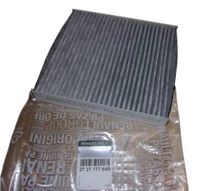 Filtro abitacolo 272777764R Renault Clio IV, Clio V, Captur, originale, nuovo