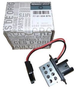 Resistenza ventilatore 7701034875 Renault Clio Kangoo 1.2 1.5 dCi 1.6 16V Originale Nuovo