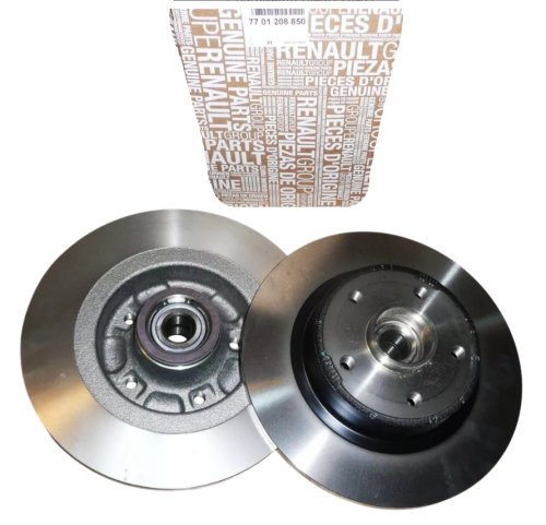 Dischi freno posteriori, set completo 7701208850 Renault Megane II 2.0 dCi, originali, nuovi
