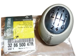 Manopola del cambio a 6 marce 328650047R Renault Megane III Originale Nuovo