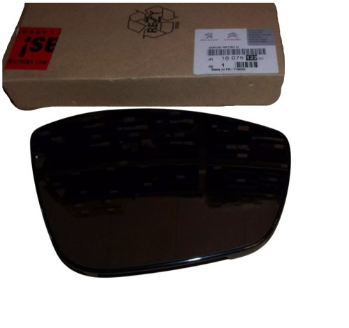 Inserto specchietto retrovisore destro 1607512280 Citroën C3 III originale nuovo
