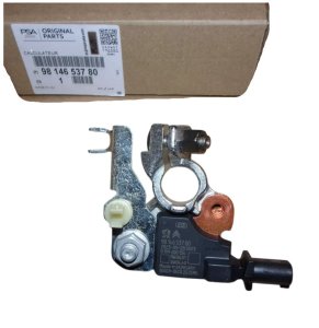 Morsetto negativo con sensore 9814653780 Citroën Peugeot Originale Nuovo