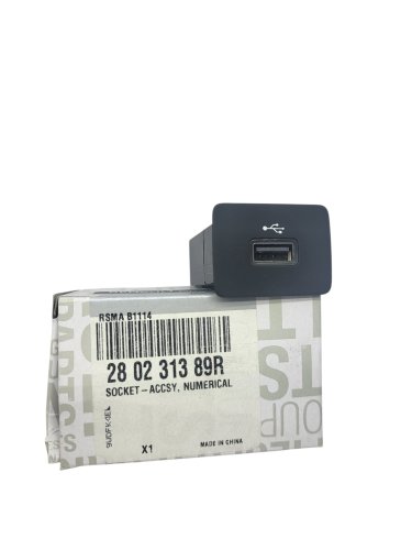 Presa USB 280231389R Dacia Duster II Logan III Nuova Originale Renault